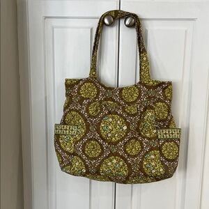 Vera Bradley medium zipper tote bag